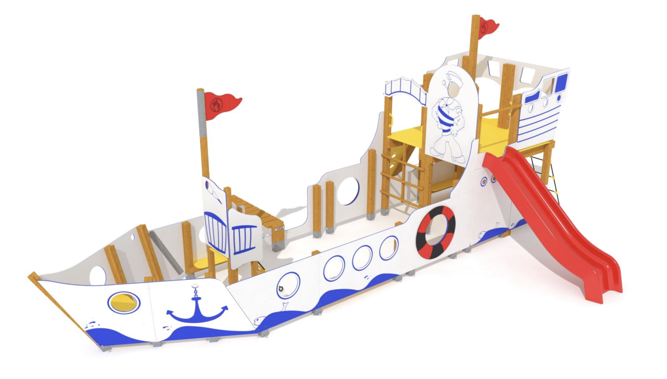 Barco para parques infantiles “Pesquero ibicenco”